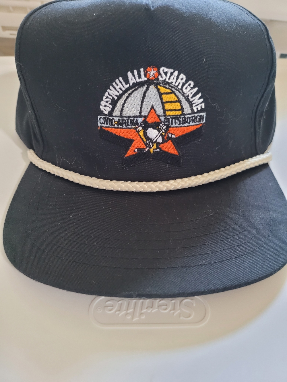 41st NHL All-Star (1990) Game Rope-Trim Snapback Hat (Pittsburgh Penguins)